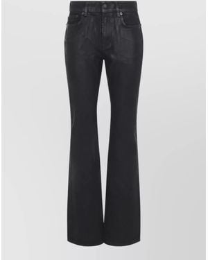 Acne Studios High-Rise Straight-Leg Denim Jeans - Blue
