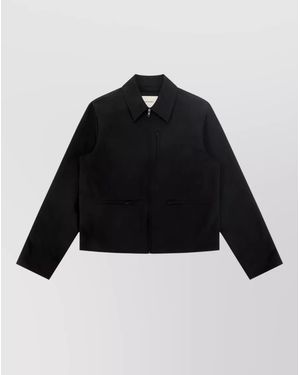 Entire studios Point Collar Jacket Chest And Side Pockets - Black