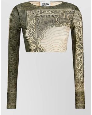 Jean Paul Gaultier The Cartouche Top - Grey