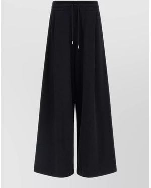 Dries Van Noten Hadium Lounge Trousers Back And Side Pockets - Blue