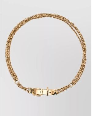 Chloé Adjustable Chain Necklace Subtle Length Variation - Natural