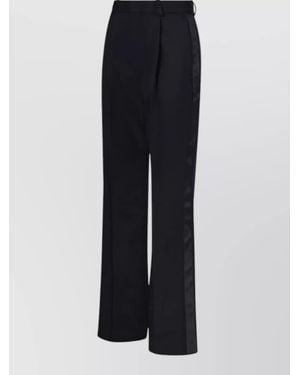 Victoria Beckham Straight-Leg Tailored Trousers - Blue