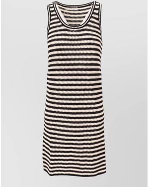 Anine Bing Arie Striped Knit Mini Dress - Multicolor