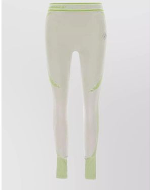 CASABLANCA Logo Appliqué Seamless Leggings - White