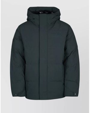 Duvetica Adjustable Hooded Long Sleeves Padded Coat - Multicolor