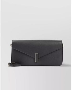 ショルダーバッグ・ポシェット VALEXTRA MILANO MEDIA SHOULDER BAG Valextra Milano bag: Luxury structured two handles leather purse