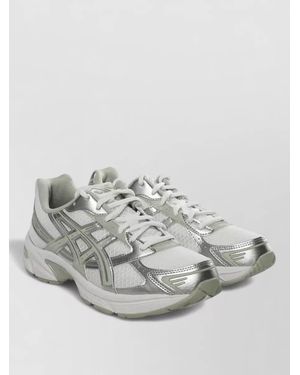 Asics Gel 1130 Trainers Round Toe Mesh Upper - Metallic