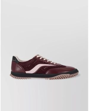 Stella McCartney Recycled Polyester Low-Top Trainers - Brown