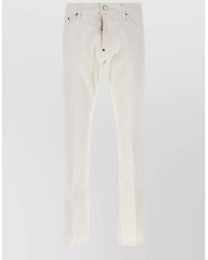 DSquared² Denim Straight-Leg Jeans - White