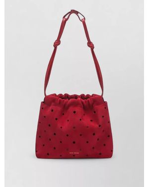 MANU Atelier Na Suede Bucket Bag - Red