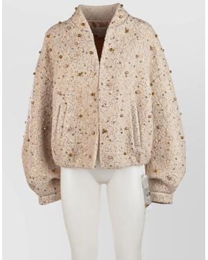 Genny Cropped Jacket - Natural