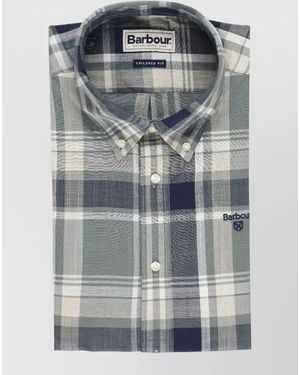 Barbour Tartan Long-Sleeve Shirt - Gray