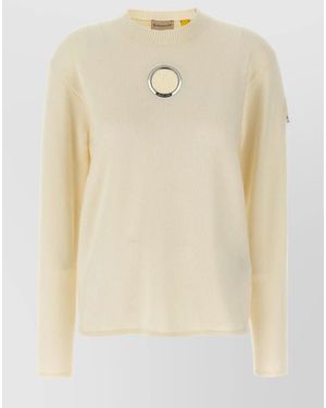 Moncler Genius Cashmere Wool Jumper - Natural