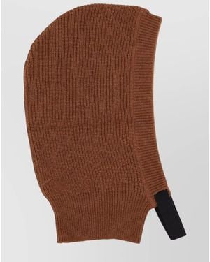 Margaret Howell Wool Knit Balaclava - Brown