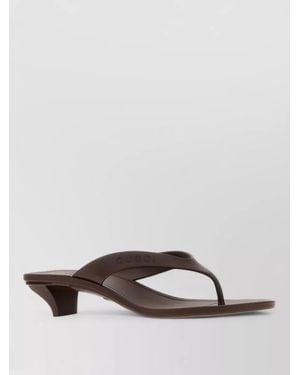 Gucci Rubber Vittoria Thong Sandals - Multicolour