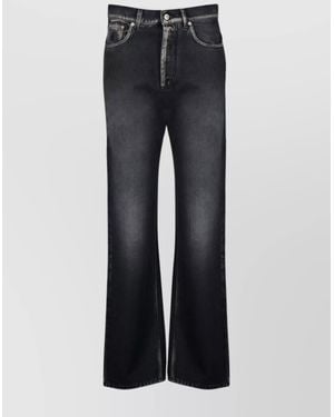 Moschino Straight Leg Trousers Featuring Five Pockets - Blue