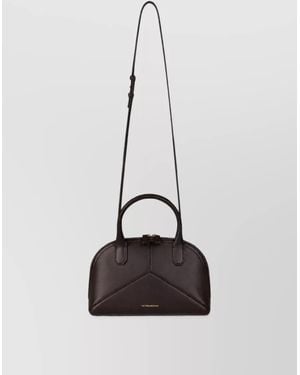 Victoria Beckham Victoria Small Leather Shoulder Bag - White