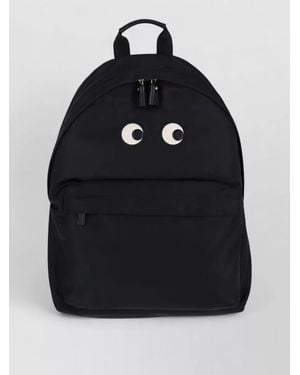 Anya Hindmarch Eyes Nylon Backpack - Black