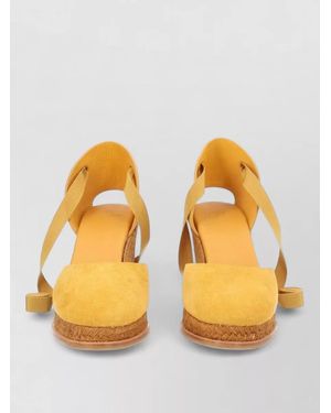 Castañer Leather Espadrilles - Orange