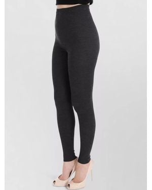 Dolce & Gabbana Ribbed Wool Leggings - Blue