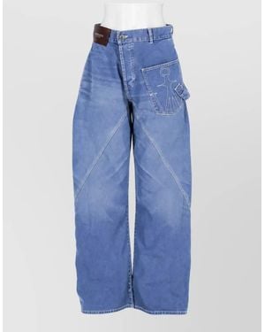 JW Anderson Wide-Leg Trousers - Blue