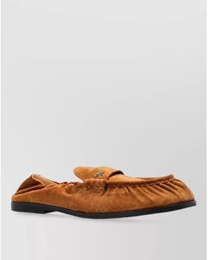 KENZO Leather Loafers - Brown