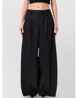 Thelatest Deva Pant Tailored Wide Leg Trouser - Black