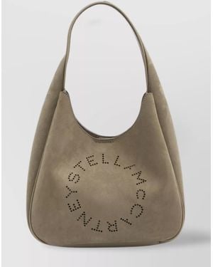 Stella McCartney Stella Logo Medium Shoulder Bag - Grey