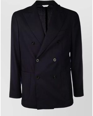 Boglioli Double Breasted Jacket And Gilet Tailoring - Blue