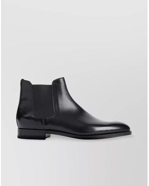 John Lobb Leather Chelsea Boots - Blue