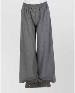 Fabiana Filippi Wool Lounge Trousers - Grey