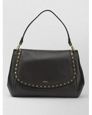 Isabel Marant Na Leather Tote Bag - Black