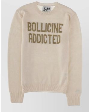 MC2 Saint Barth Cashmere Jersey Sweatshirt - Natural