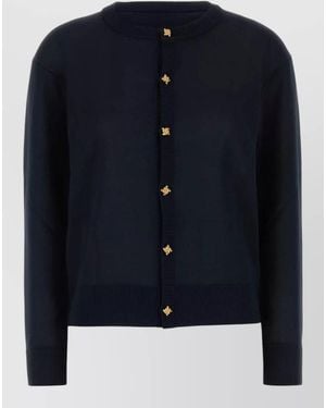 Bottega Veneta Silk Cardigan - Blue