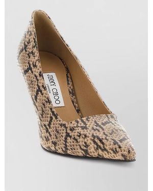 Jimmy Choo Ixia Pumps Pointed Toe Snake Print - Multicolor
