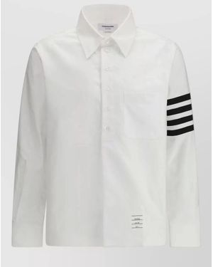 Thom Browne Cotton Dress Shirt - White