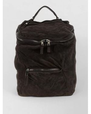Giorgio Brato Leather Backpack - Black