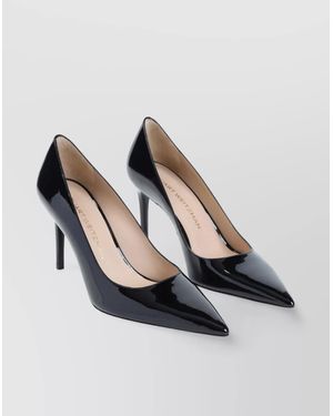 Stuart Weitzman Pointed Toe Stiletto Heel Pumps - Black
