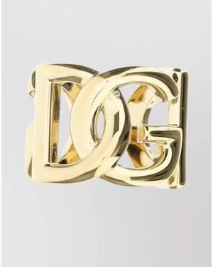 Dolce & Gabbana Circle Band Ring-Tone Finish - Metallic