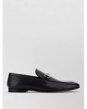 Gucci Leather Loafers - White