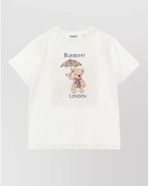 Burberry London Teddy Bear Heritage City T Shirt - White