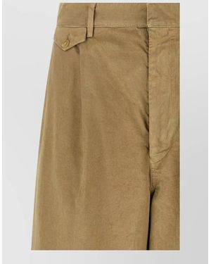 AURALEE Wide-Leg Pants - Natural