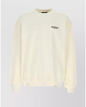 Represent Cotton Crew-Neck Sweatshirt - Natural