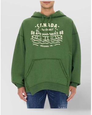 DSquared² Oversized Hoodie - Green