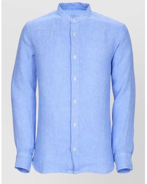 120% Lino Linen Shirt - Blue