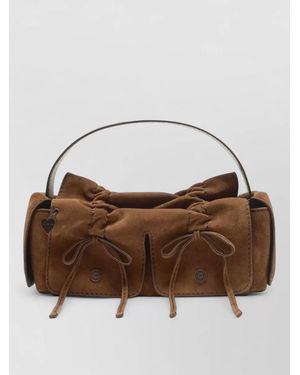 Acne Studios Calf Leather Multipocket Bucket Bag - Brown