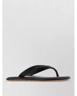 Bottega Veneta Sampieri Thong Sandals Flat Sole Rubber - Multicolour