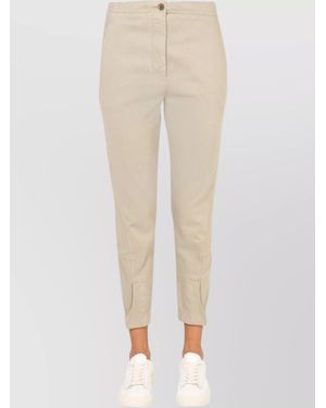 Aspesi Cropped Pants - Natural