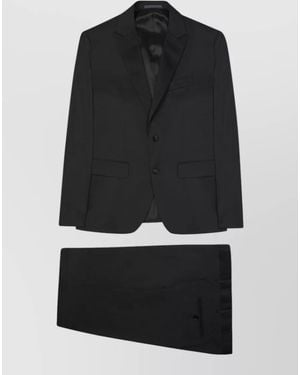 Colamarino Single Breasted Coat - Black
