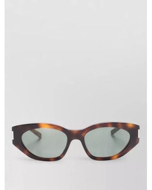 Saint Laurent Sl 638 Cat Eye Acetate Sunglasses - Gray